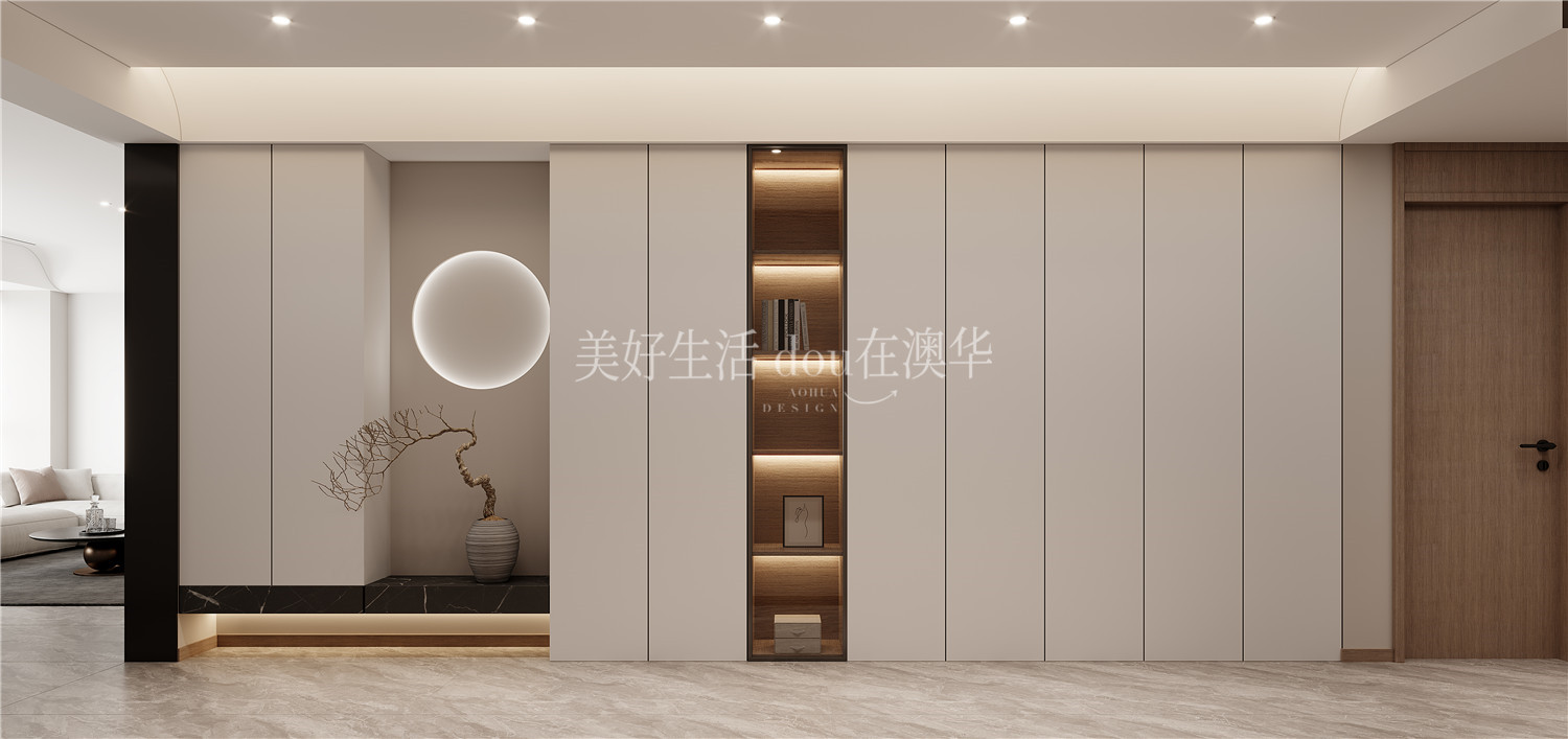 華僑城紅坊裝修效果圖,武漢室內(nèi)設計,現(xiàn)代極簡