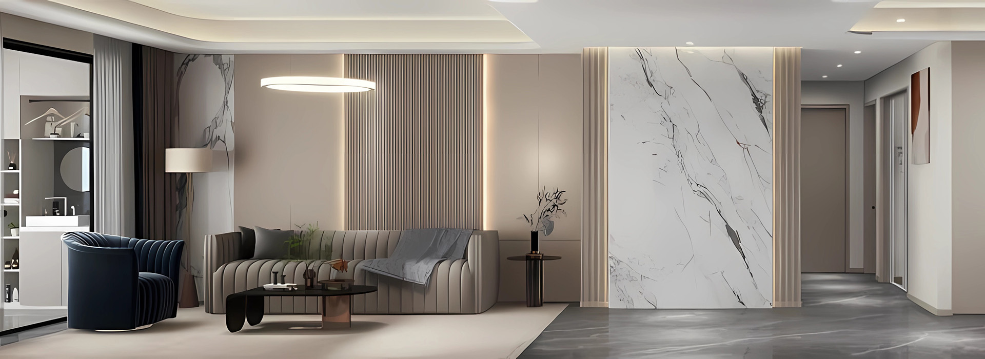 華發(fā)中央首府裝修,現(xiàn)代風格