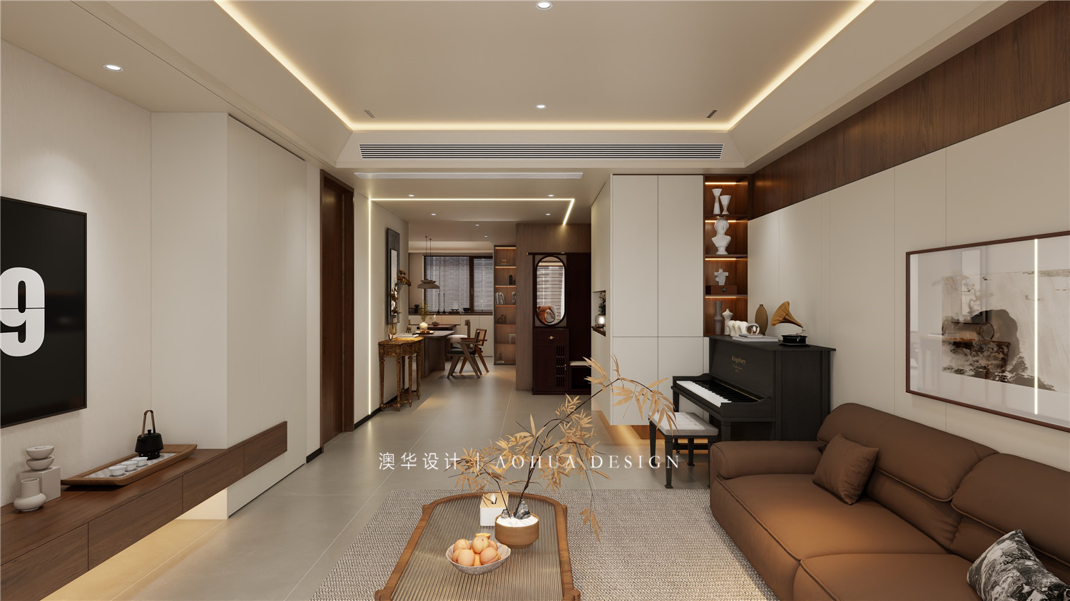 同馨花園裝修,現(xiàn)代中古風格